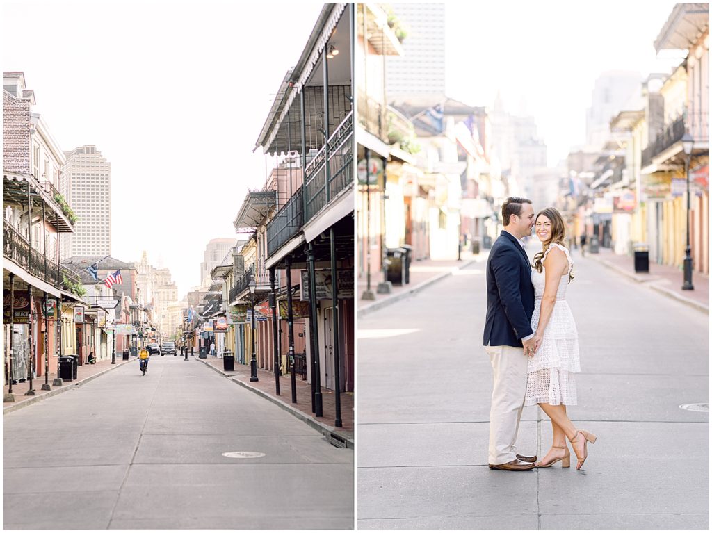 French Quarter Engagement and Wedding Photography 
Bourbon Street New Orleans