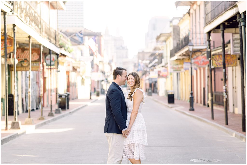 French Quarter Engagement and Wedding Photography Bourbon Street New Orleans