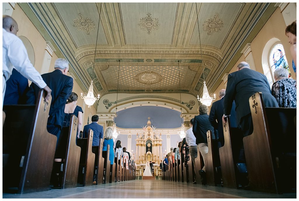 st. Mary's Catholic Church Ursuline Convent New Orleans French quarter wedding southern bride